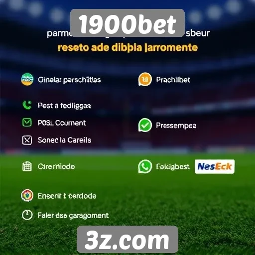 Métodos de pagamento aceitos no 1900bet