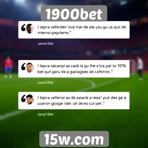 Depoimentos de usuários sobre 1900bet